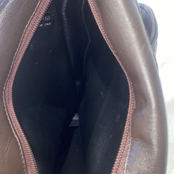 Perlina chocolate brown leather backpack - Picture 8 of 12